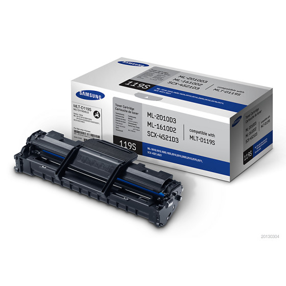 Toner Samsung MLT-D119S Noir - Samsung d'origine (MLT-D119S/SEE)