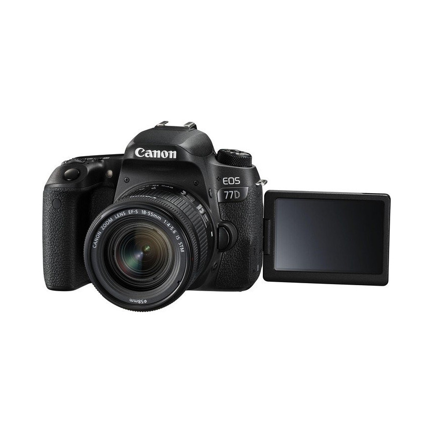 Appareil photo reflex Canon EOS77D18-55IS (1892C017BA)