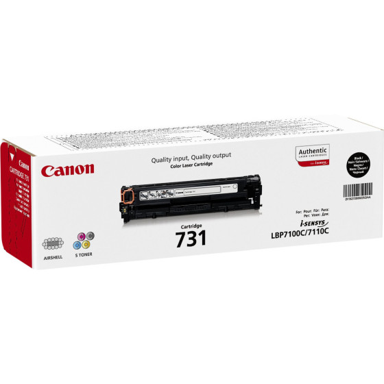 Canon 731BK(yield 1400*pages) (6272B002AA)