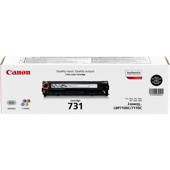Canon 731BK(yield 1400*pages) (6272B002AA)