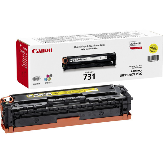 Canon 731Y (yield 1500*pages) (6269B002AA)