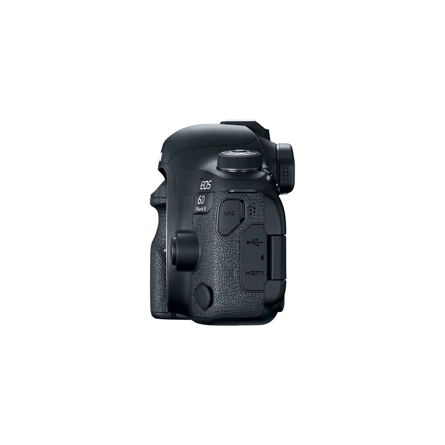 Canon EOS 6D Mark II Boîtier d'appareil-photo SLR 26,2 MP CMOS 6240 x 4160 pixels Noir (1897C003AA)