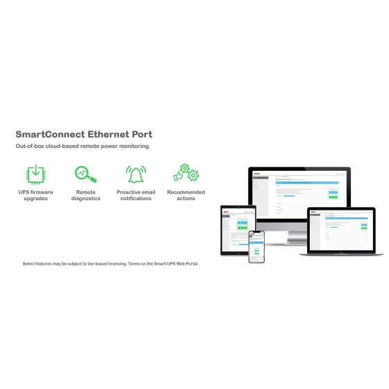 Onduleur line-interactive APC Smart-UPS smt 750VA 230V tour with smartconnect (SMT750IC)