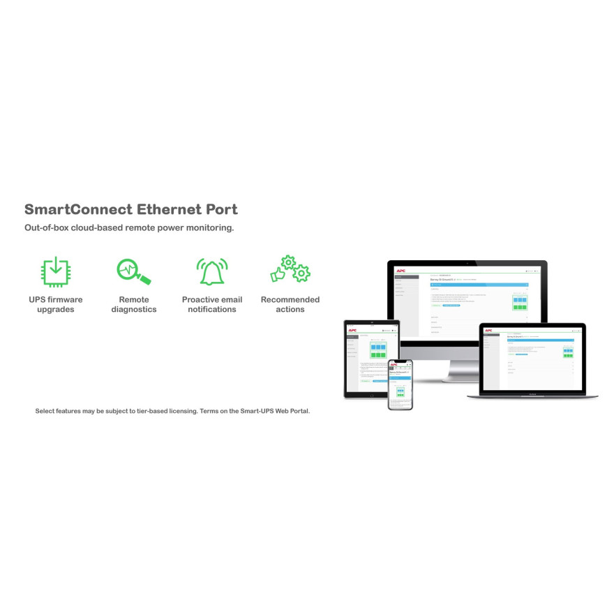 Onduleur line-interactive APC Smart-UPS smt 750VA 230V tour with smartconnect (SMT750IC)