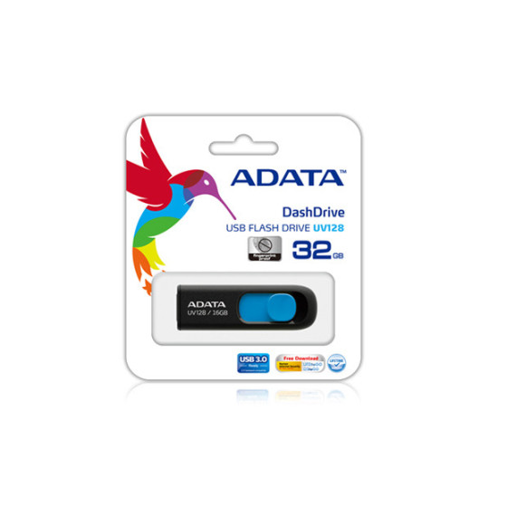 CLE USB Adata Metal UV128 128GB (AUV128-128G-RBE)