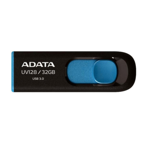 CLE USB Adata Metal UV128 128GB (AUV128-128G-RBE)