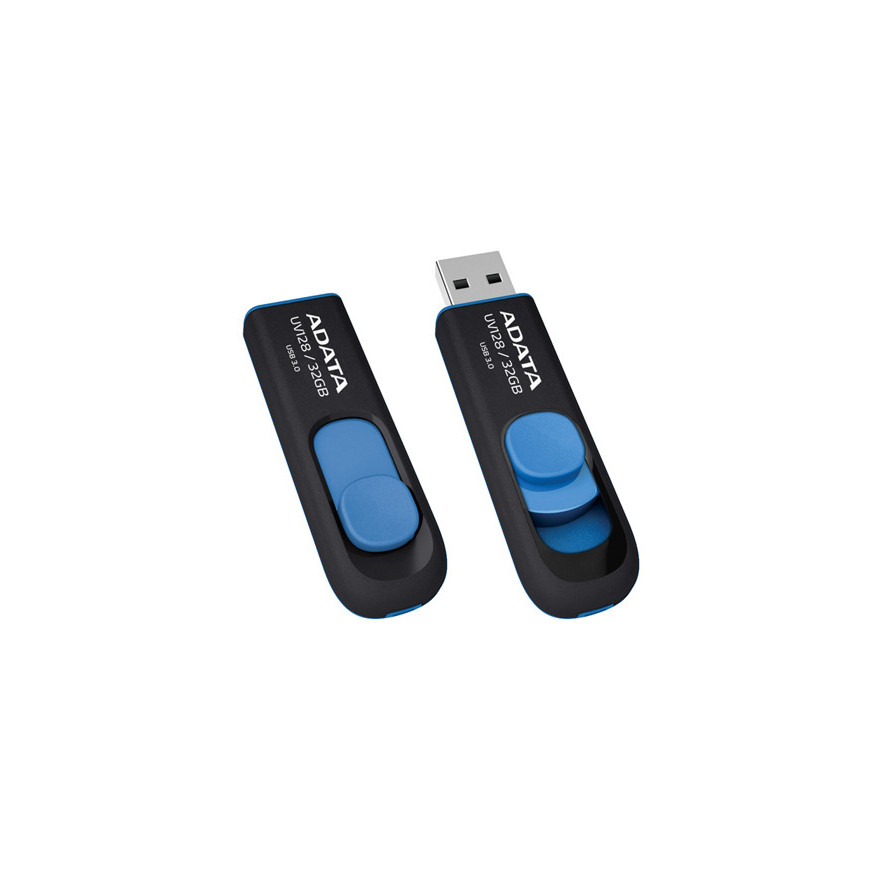 CLE USB Adata Metal UV128 128GB (AUV128-128G-RBE)