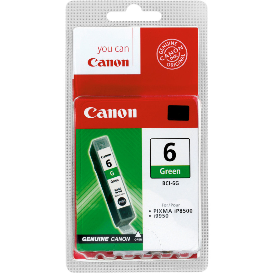 Cartouche d'encre Canon verte BCI-6G (9473A002AF)