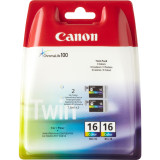 Cartouche Canon 9818A002AF BCI-16 Colour (2 Nos.) (9818A002AF)
