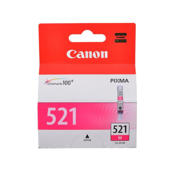 Cartouche d'encre Canon CLI-521M 1 pièce(s) Original Magenta (2935B004AA)