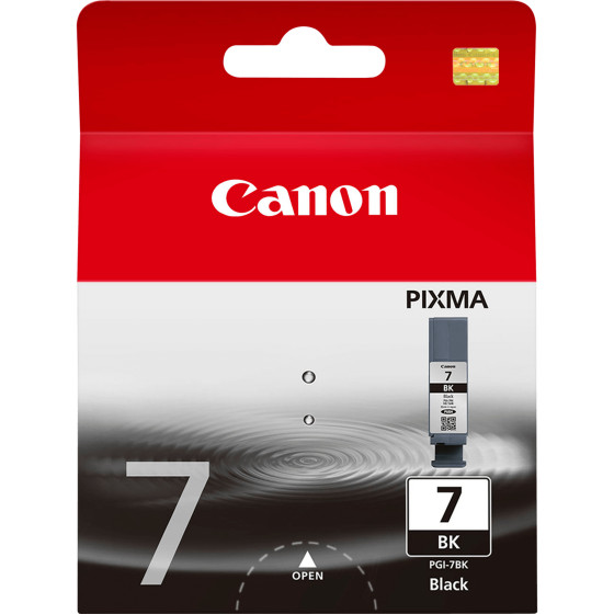 Cartouche d'encre Canon noire PGI-7BK (2444B001AA)