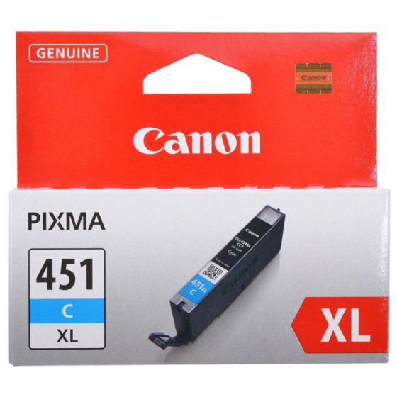 Cartouche d'encre Canon CLI-451C Original Cyan (6473B001AA)