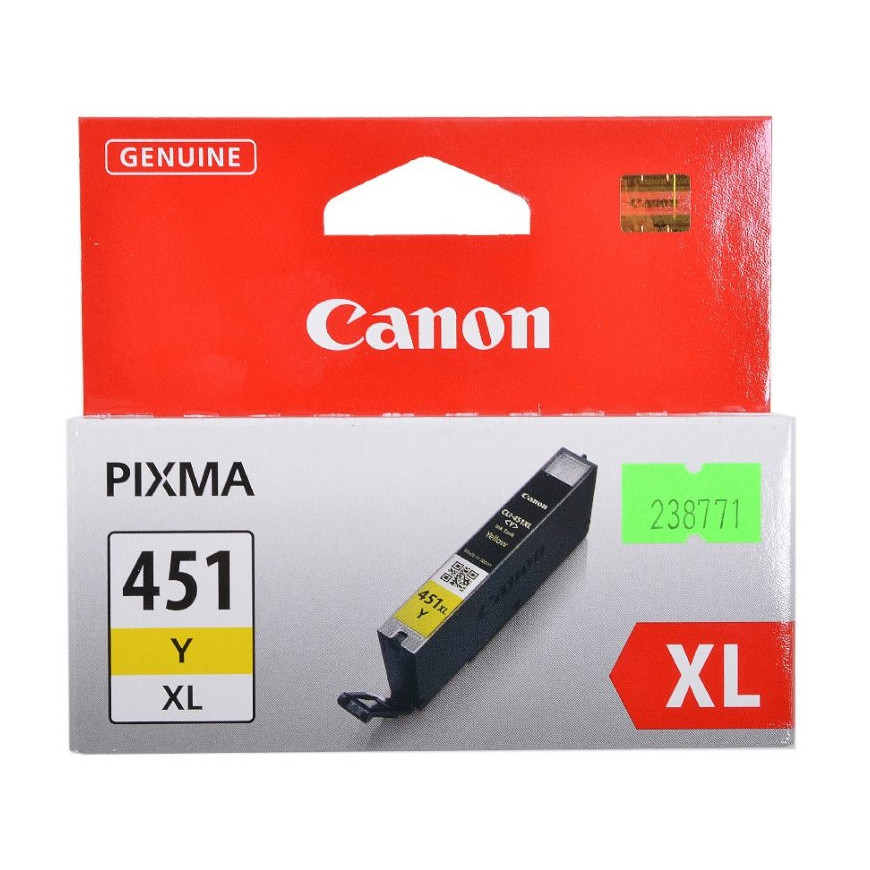 Cartouche d'encre Canon CLI-451Y Original Jaune (6475B001AA)