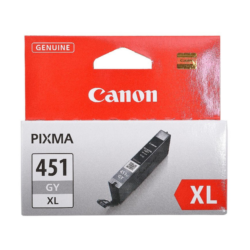 Cartouche d'encre Canon CLI-451GY Original Gris (6476B001AA)