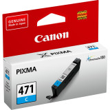 Cartouche d'encre Canon CLI-471 Original Cyan (0401C001AA)