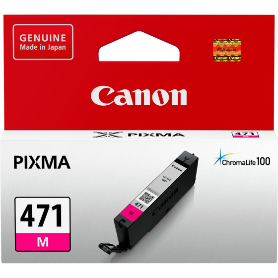 Cartouche d'encre Canon CLI-471 Original Magenta (0402C001AA)