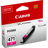 Cartouche d'encre Canon CLI-471 Original Magenta (0402C001AA)