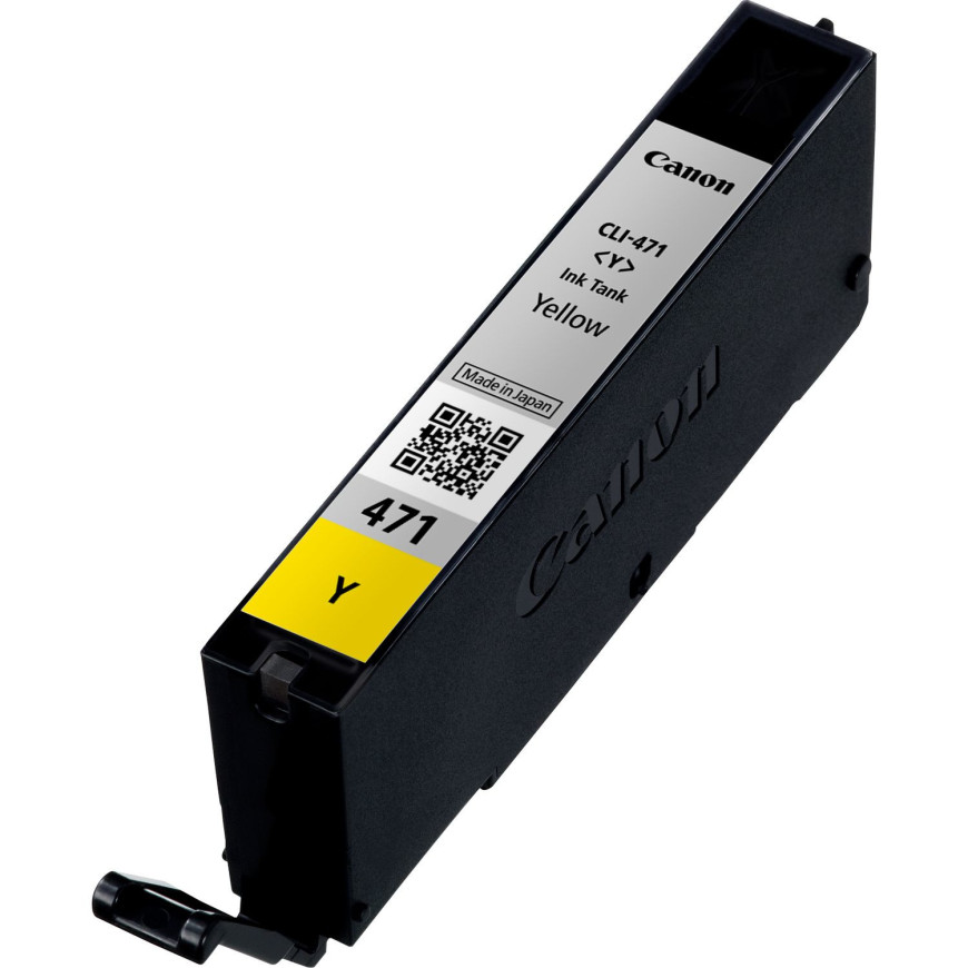 Cartouche d'encre Canon CLI-471 Original Jaune (0403C001AA)