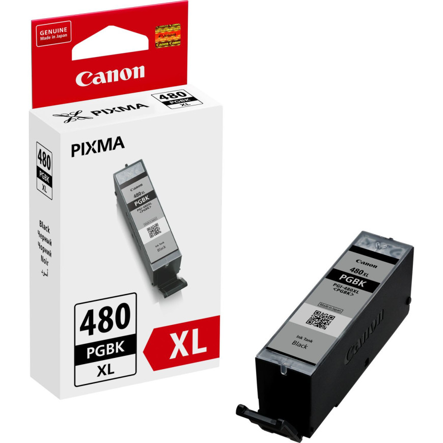 Cartouche d'encre Canon PGI-480XL Original Rendement élevé (XL) Noir (2023C001AA)