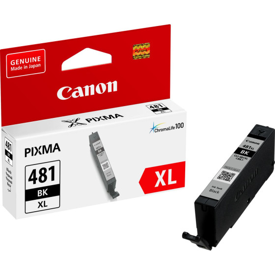 Cartouche d'encre Canon CLI-481XL Original Rendement élevé (XL) Noir (2047C001AA)