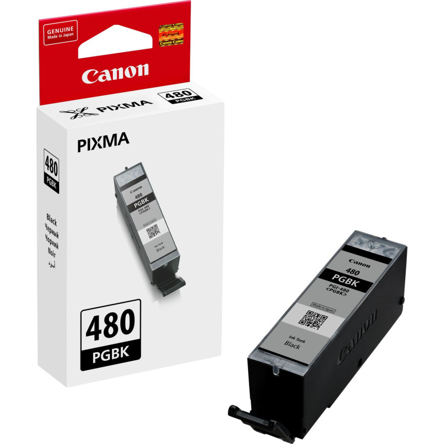 Cartouche d'encre Canon PGI-480BK Original Noir (2077C001AA)