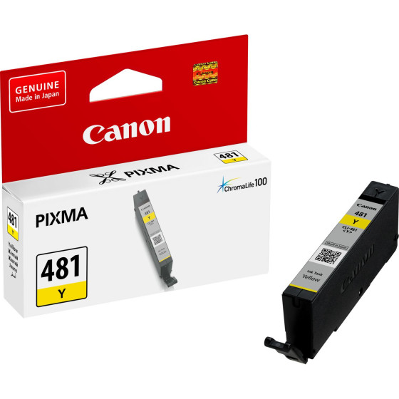 Cartouche d'encre Canon CLI-481Y Original Jaune (2100C001AA)