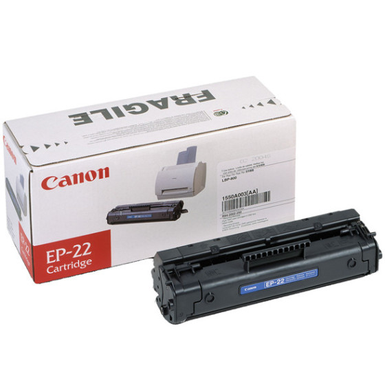 Cartouche de toner Canon EP-22 Original Noir (1550A003AA)