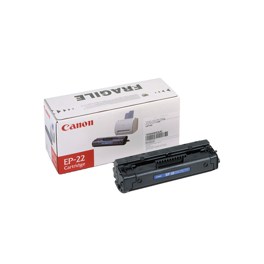 Cartouche de toner Canon EP-22 Original Noir (1550A003AA)