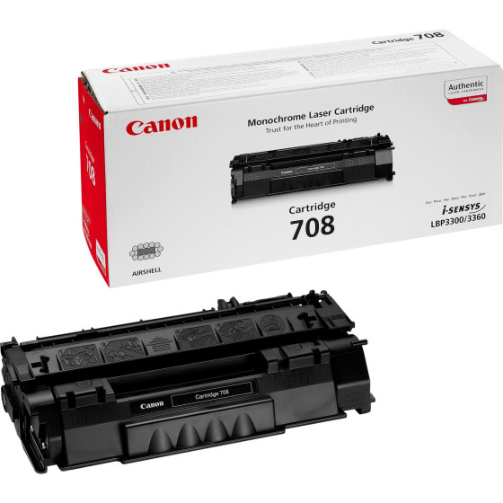 Cartouche de toner Canon 708 Original Noir (0266B002AA)