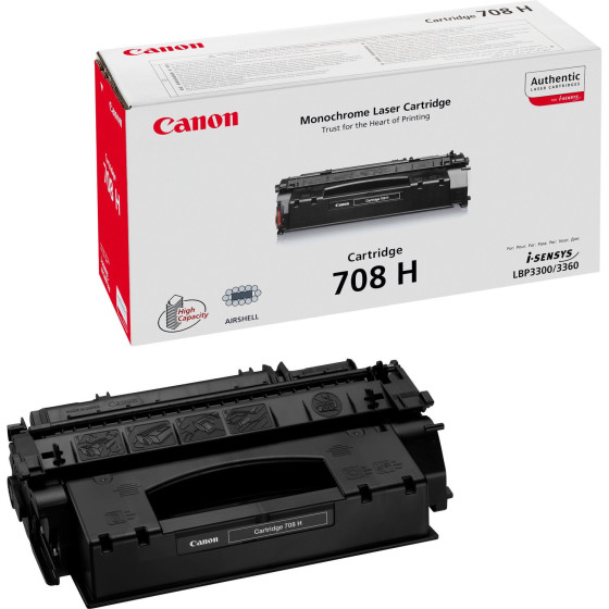 Cartouche de toner Canon 708H Original Noir (0917B002AA)