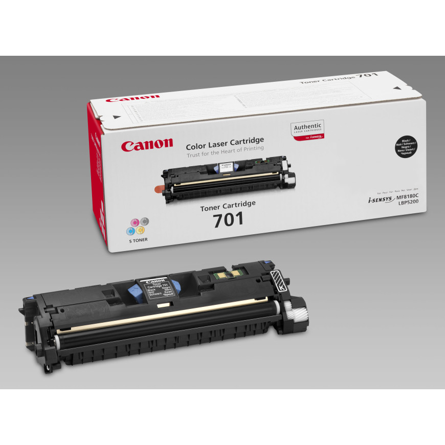 Cartouche de toner Canon 701 Original Noir (9287A003BA)
