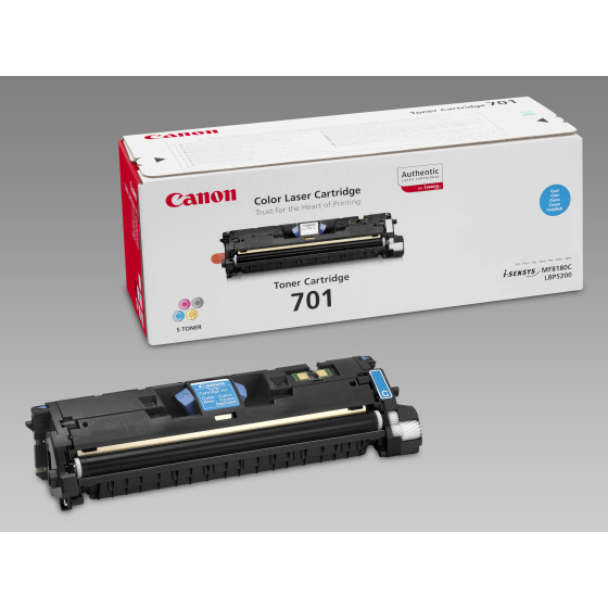 Cartouche de toner Canon 701 Original Cyan (9286A003BA)