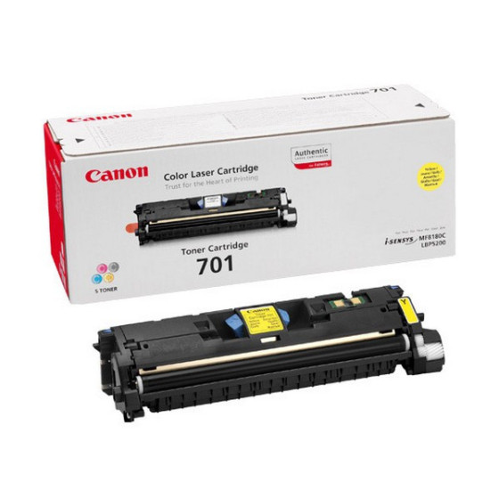 Cartouche de toner Canon 701 Original Jaune (9284A003BA)