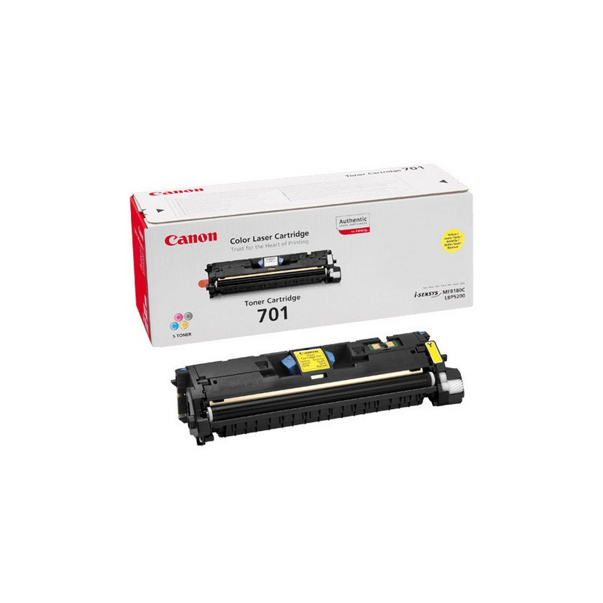 Cartouche de toner Canon 701 Original Jaune (9284A003BA)