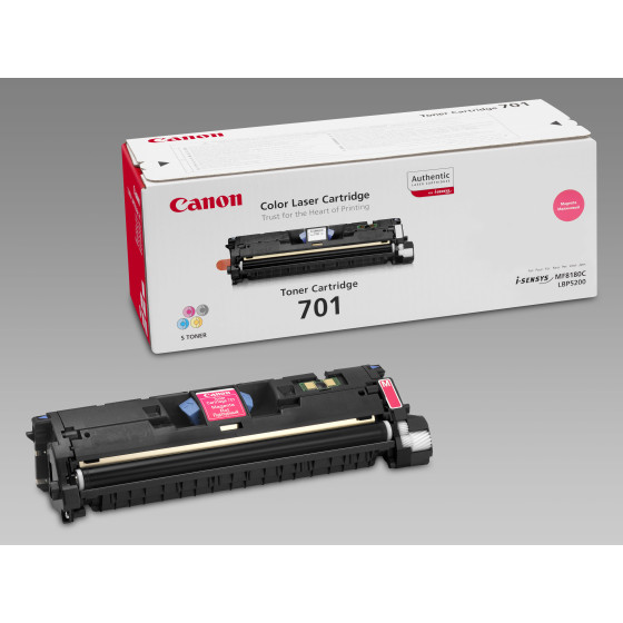 Cartouche de toner Canon 701L Original Magenta (9289A003BA)