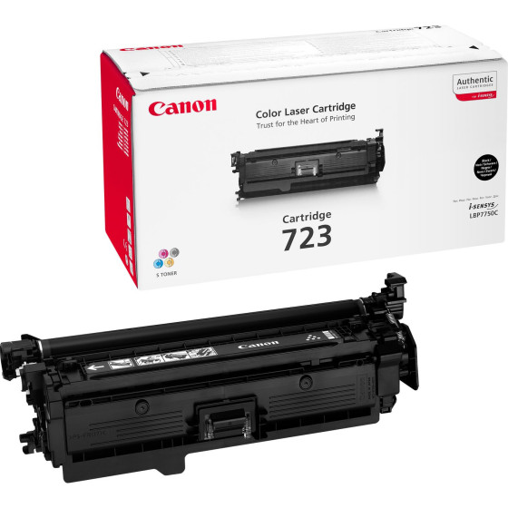Cartouche de toner Canon 723BK Original Noir (2644B002AA)