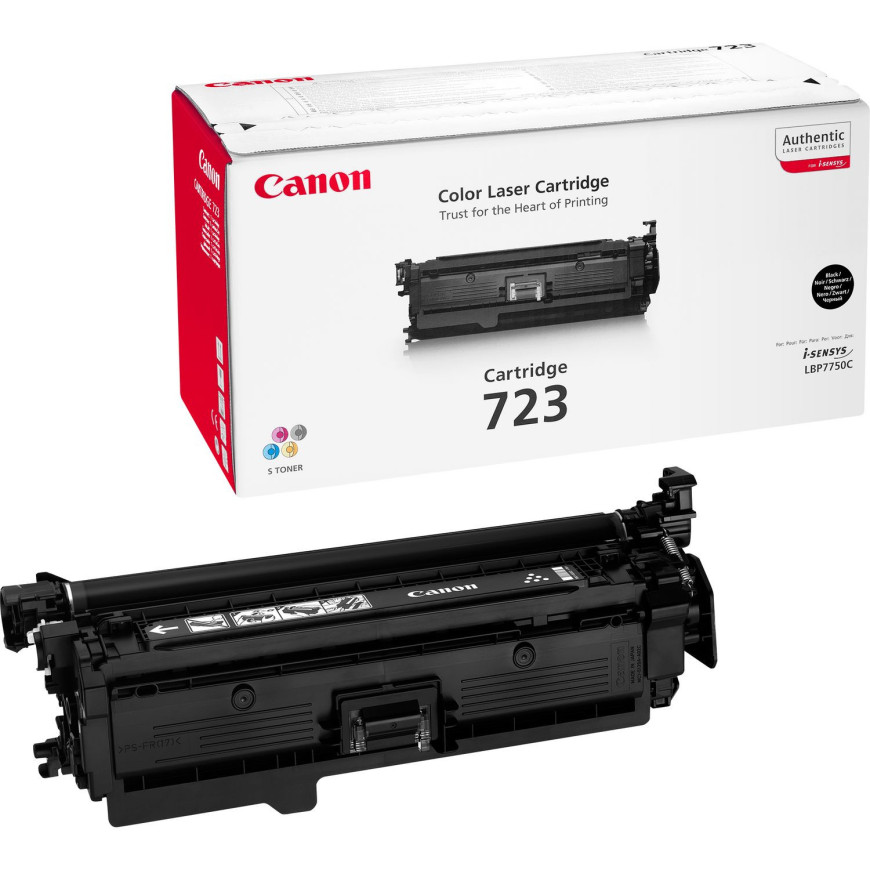 Cartouche de toner Canon 723BK Original Noir (2644B002AA)