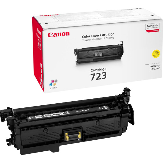 Cartouche de toner Canon 723Y Original Jaune (2641B002AA)