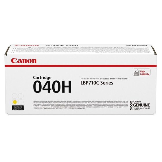 Cartouche de toner Canon 040H 1 pièce(s) Original Jaune (0455C001AA)