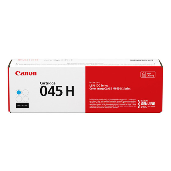 Cartouche de toner Canon 045 H Original Cyan (1245C002AA)