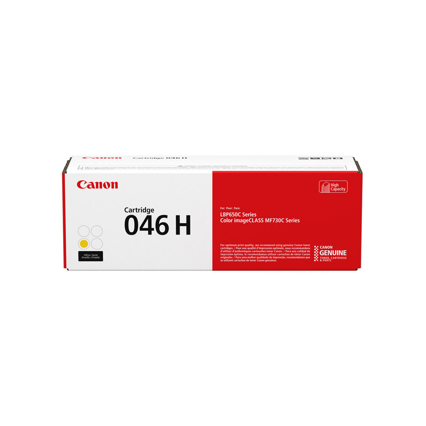 Cartouche de toner Canon 046 H Original Jaune (1251C002AA)