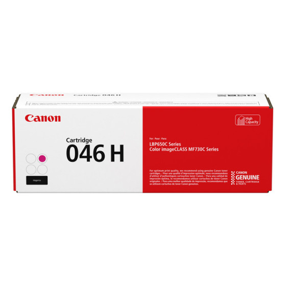 Cartouche de toner Canon 046 H Original Magenta (1252C002AA)
