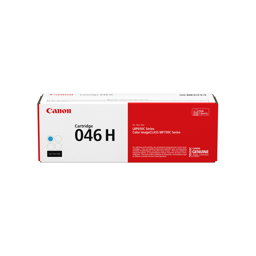 Cartouche de toner Canon 046 H Original Cyan (1253C002AA)