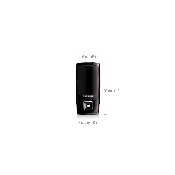 Samsung E900 5,08 cm (2") 93 g Noir