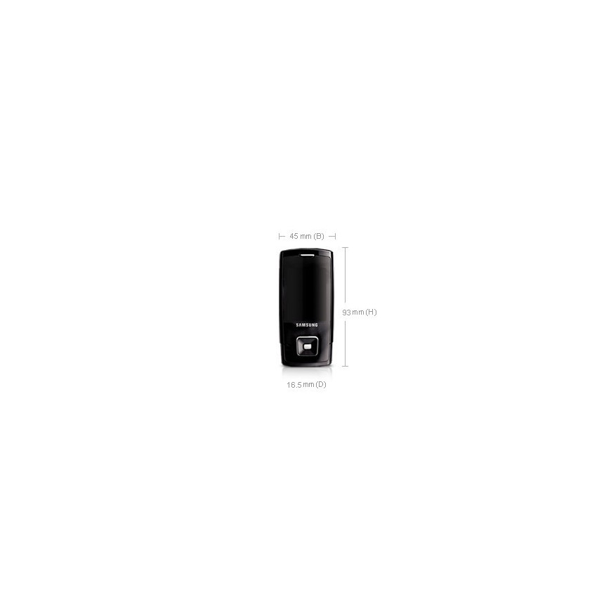 Samsung E900 5,08 cm (2") 93 g Noir