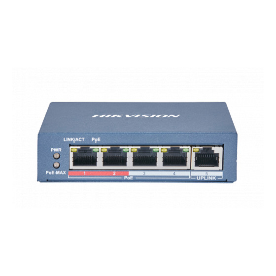 HIKVISION 5 Ports switch 10/100 POE 12M (DS-3E0105P-E/M(B))