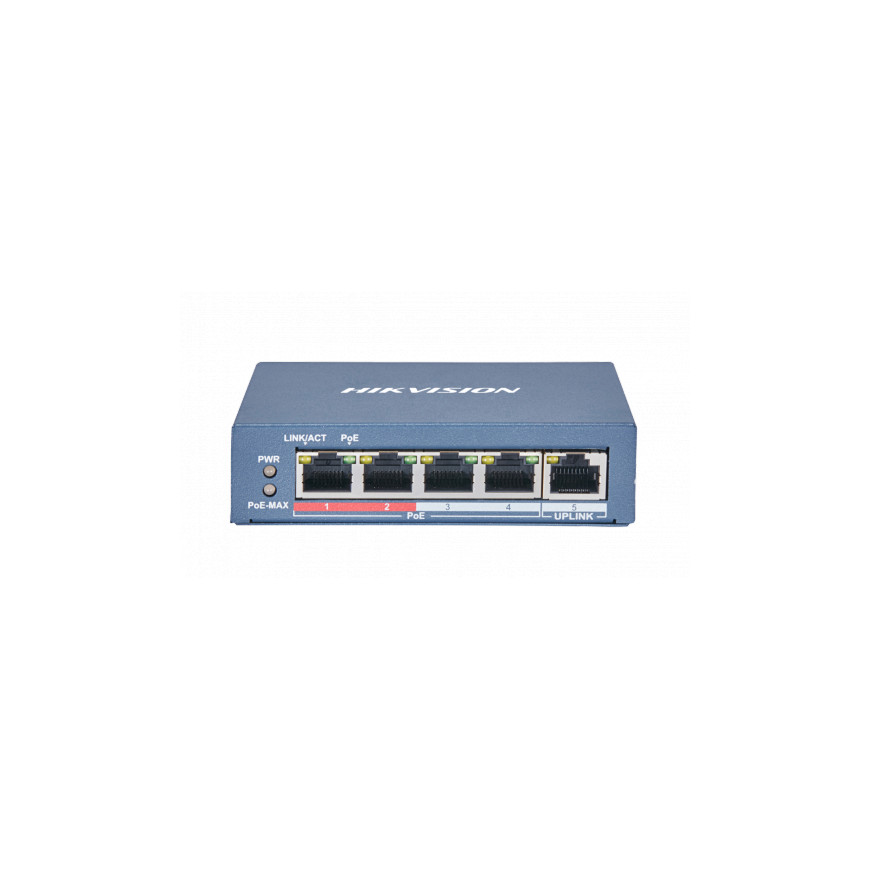 HIKVISION 5 Ports switch 10/100 POE 12M (DS-3E0105P-E/M(B))