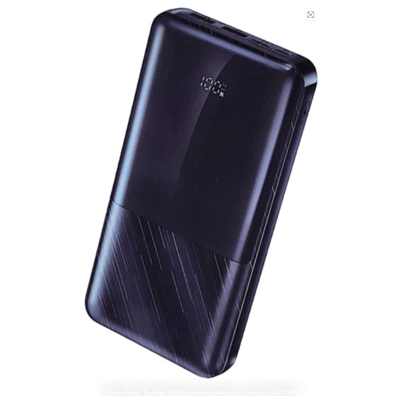 Itel power bank 20000 mah avec cable type C integré 12M (STAR200P)