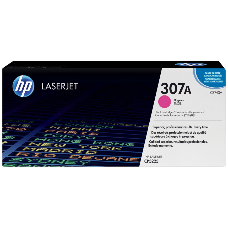 Toner HP 307A magenta (CE743A) - HP LaserJet d'origine