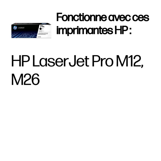 Toner HP 79A noir (CF279A) - HP LaserJet d'origine